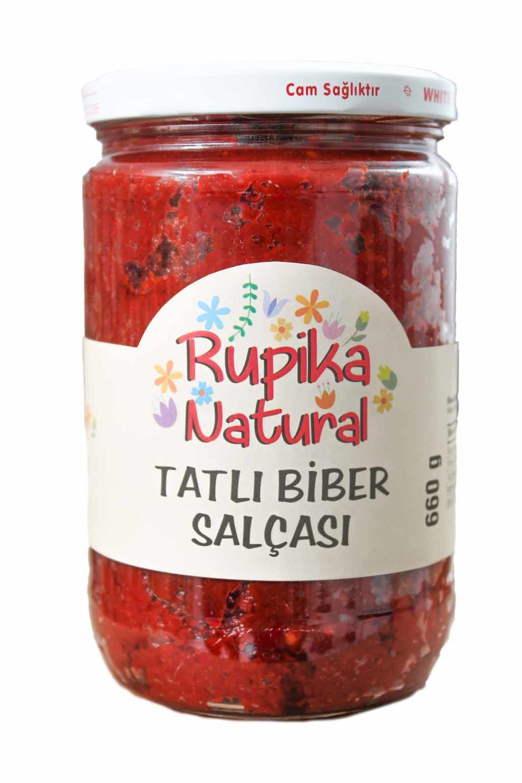 Rupika Natural Tatlı Biber Salçası 660gr