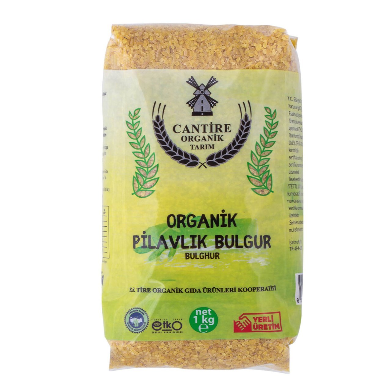 TİRE ORGANİK PİLAVLIK BULGUR 1 KG