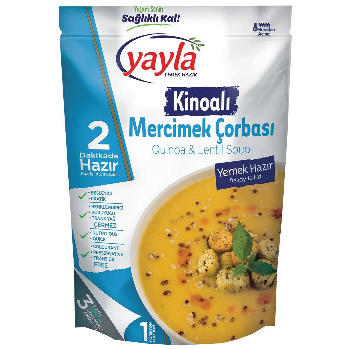 YAYLA HAZIR ÇORBA MERCİMEK 250 GR