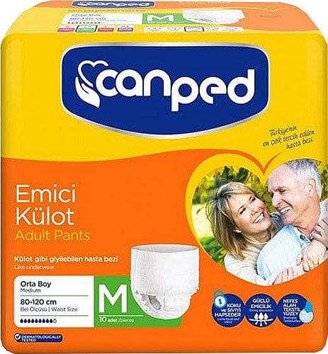 CANPED EMİCİ KÜLOT MEDİUM 10 ADET