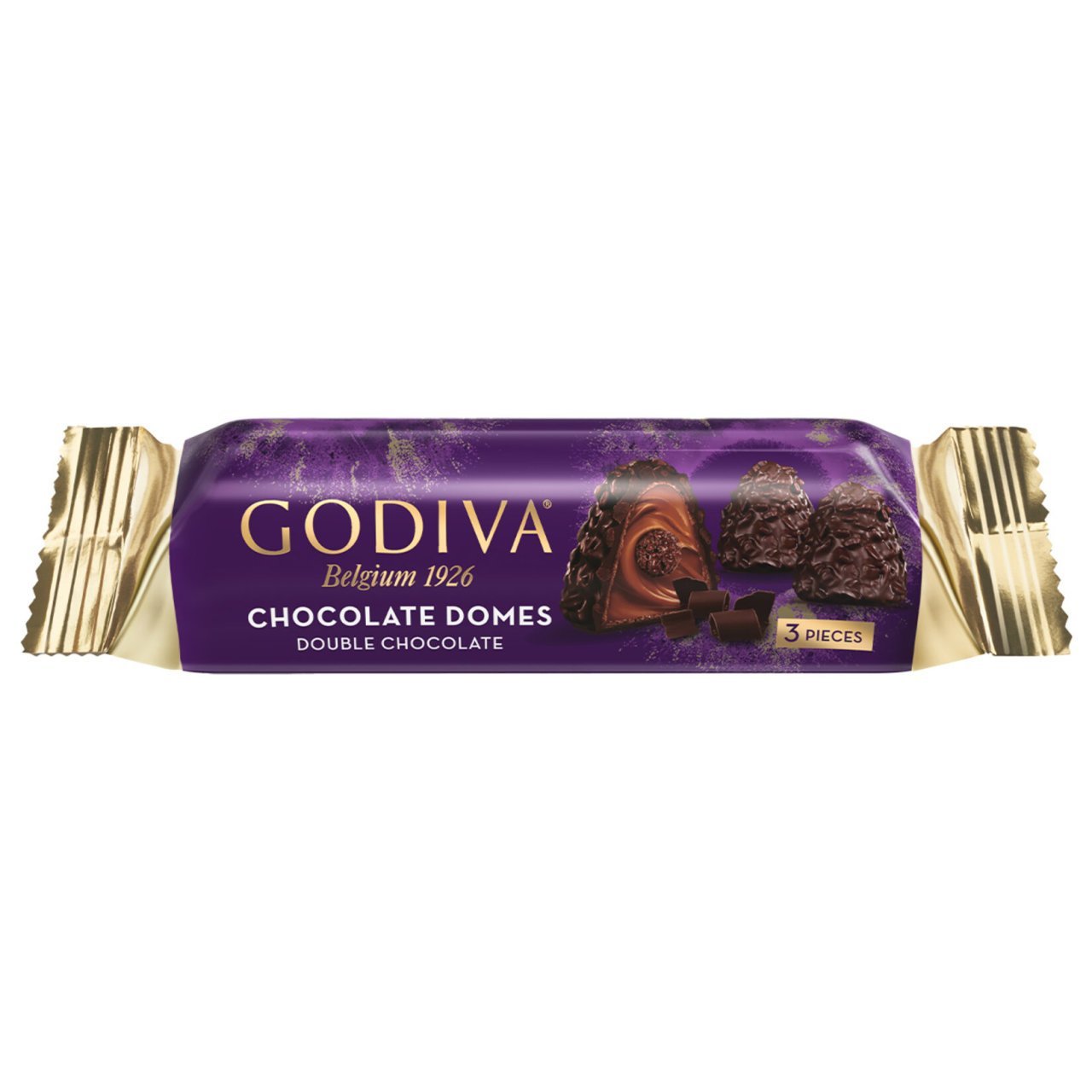 GODIVA DOMES DUBLE CHOCOLATE. 30 GR