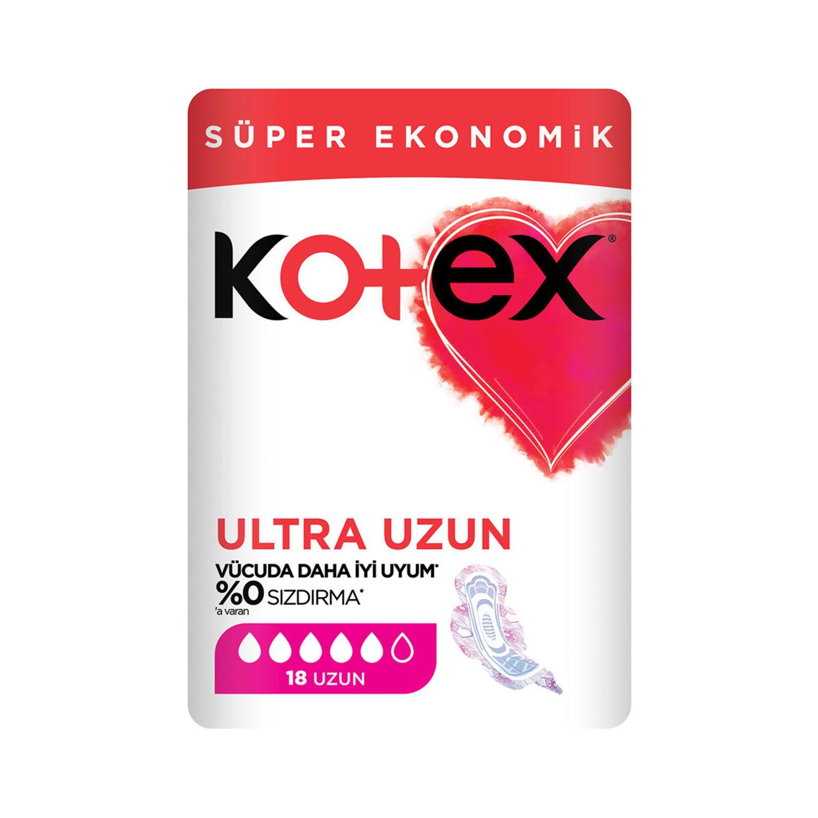 KOTEX ULTRA QUADRO UZUN 18 Lİ