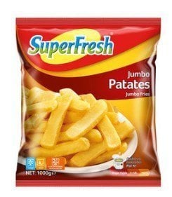 SUPERFRESH PATATES JUMBO 1000 GR