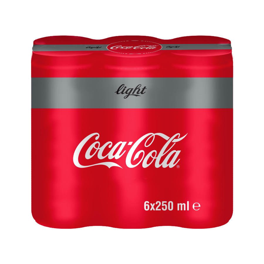 COCA COLA KUTU LIGHT 6 * 250 ML