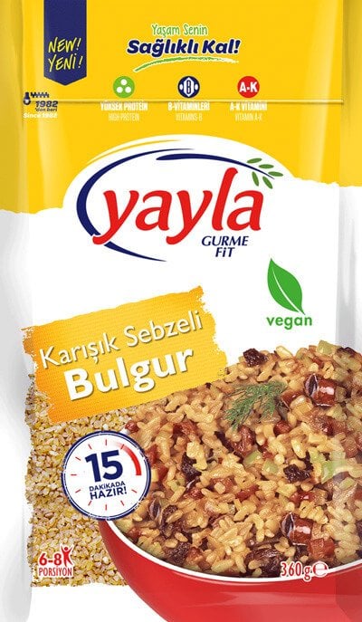 YAYLA BULGUR KARIŞIK SEBZE 350 GR