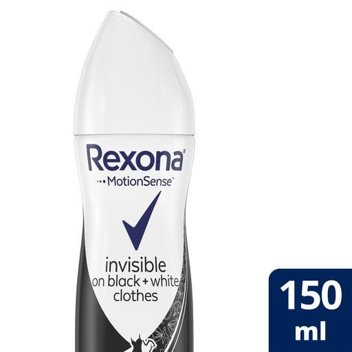 REXONA DEODORANT INVSBLE BLCK&WHTE 150 ML