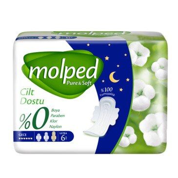 MOLPED PURE & SOFT GECE 6 ADET