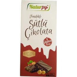 NATURPY GLUTENSİZ ÇİKOLATA SÜTLÜ 100 GR