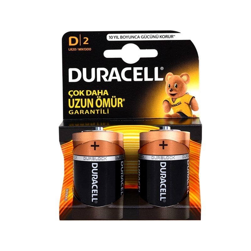 DURACELL BÜYÜK 2 LI D