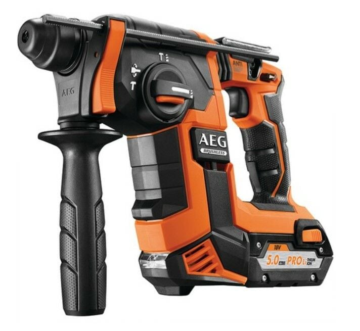 Aeg BBH 18 BLLI-502C Çift Akülü Kömürsüz Motor Kırıcı Delici (Lithium ion 18 V;5,0 Ah)