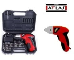 Attlas ECO 4.8V Akülü Tornavida 50 Parça Çantalı Set