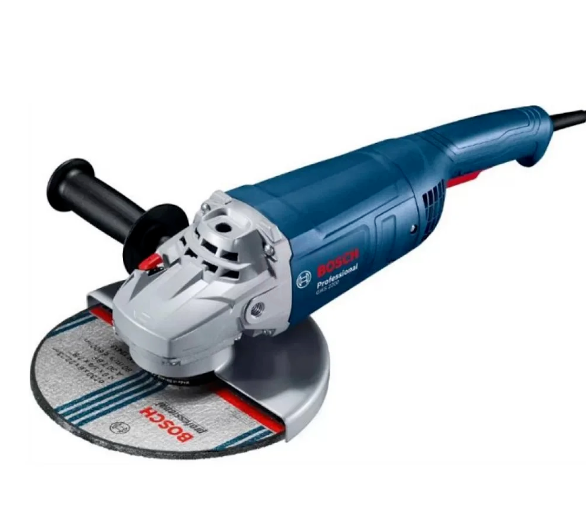 Bosch Professional GWS 2200-230 P Büyük Taşlama Makinesi (2.200 W, Disk Çapı: 230 mm, 6.500 dev/dak