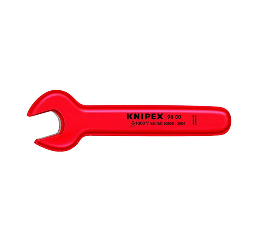 Knipex 98005/16 VDE İzoleli 5/16 inç Tek Ağız Anahtar