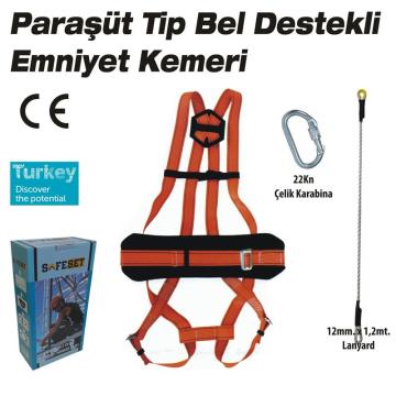 Safeset Paraşüt Tipi Emniyet Kemeri