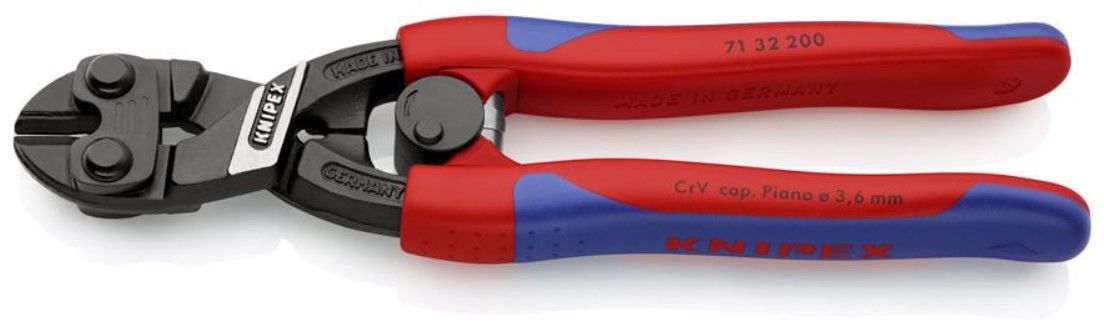 Knipex 71 32 200 Oluklu Yaylı Mafsallı Keski