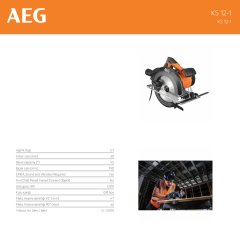 Aeg KS12-1 Sunta Kesme Makinası 1200Watt