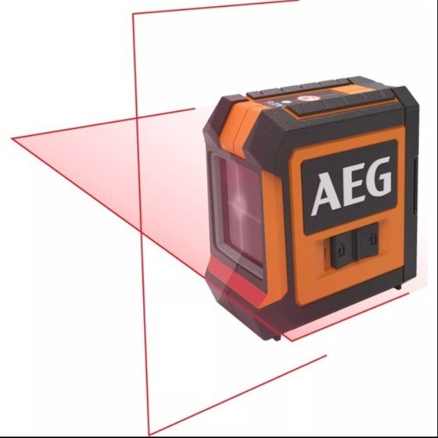 Aeg Kırmızı Çizgili Lazer Metre CLR215-B