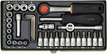 1/4' 36 PARÇALI LOKMA VE BITS TAKIMI