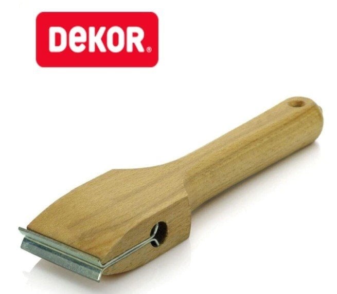 Dekor 1204 Ağaç Saplı Kazıma Sistre Çift Ağızlı 7x26cm