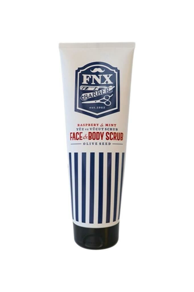 Fnx Barber Yüz ve Vücut Scrub Peeling Ahududu & Nane 250 ml.