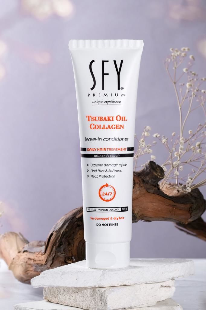 SFY Premium Durulanmaz Acil Onarım ve Bakım Kremi Tsubaki & Collagen 150 ml.