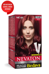 Nevaton İkili Set Saç Boyası 5.66 Şarap Kızılı