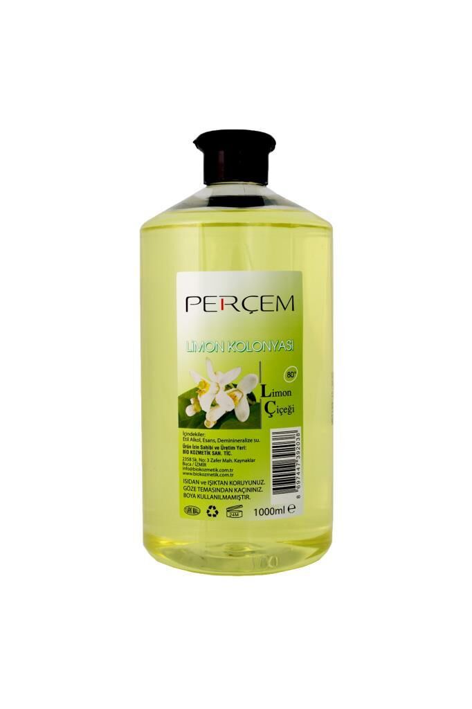 Perçem Kolonya 80 Derece 1000 ml. Limon