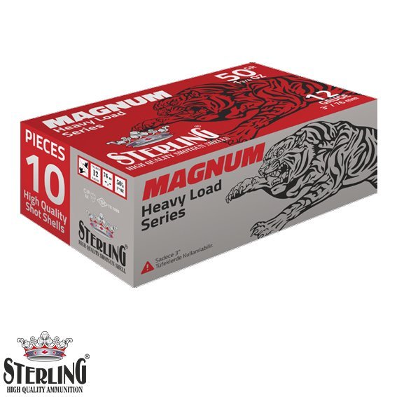 STERLING 12 Cal. Magnum 50 G. No: 7 Av Fişeği