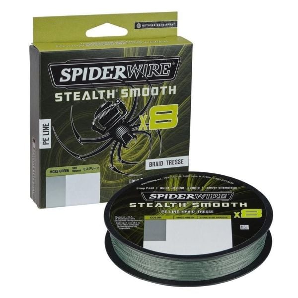 SpiderWire Stealth Smooth x8 Pe Braid 150m Moss Green Örgü İp