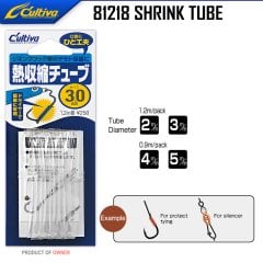Cultiva 81218 Heat Shrink Tube 3-4-5 mm
