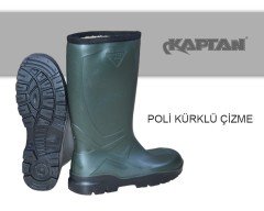 Captain Balıkçı Avcı Tipi Kürklü Çizme