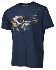 Savage Gear Cannibal T-Shirt Blue Melange