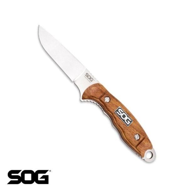 S. SOG HT022L Huntspoint Ahşap Saplı Avcı Bıçağı