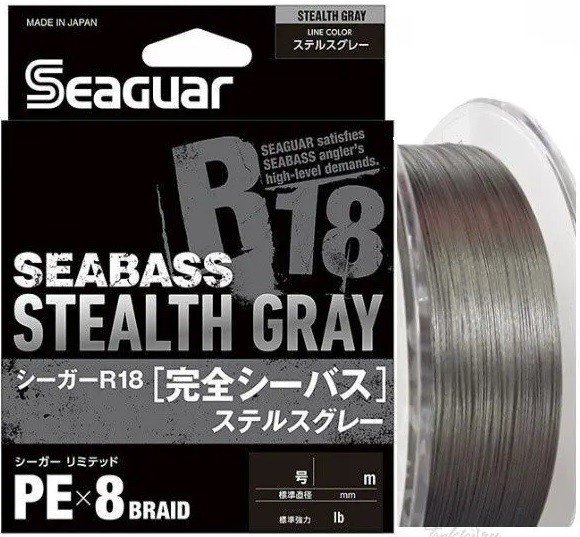 Seaguar Stealth Gray PE 8 Örgü Spin İp Misina 150mt Gri