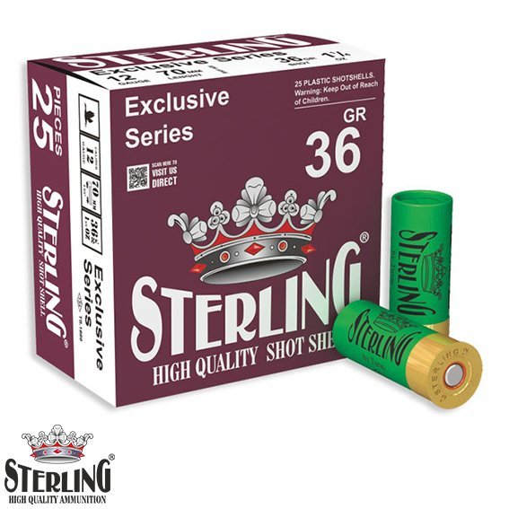 STERLING 12 Cal. 36 G. No: 1 Av Fişeği