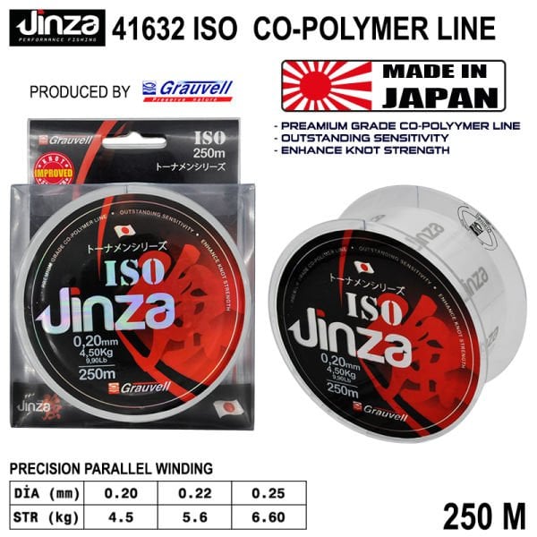 Jinza Iso 250m Monofilament Misina