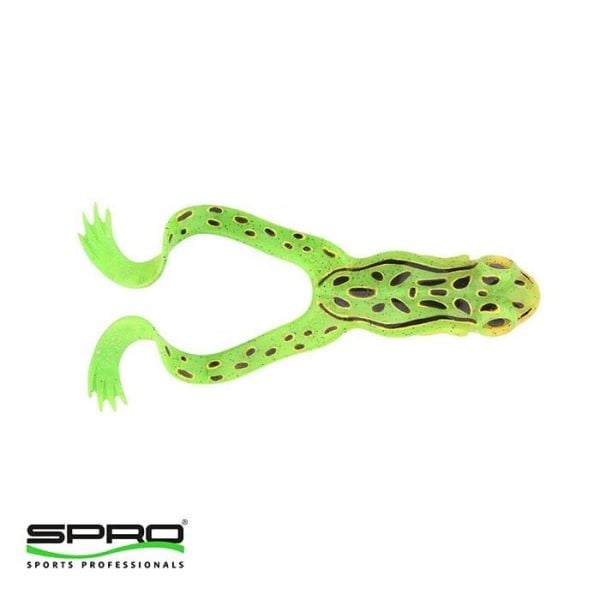 SPRO Iris The Frog 10Cm Silikon Yem UV Fluo Green