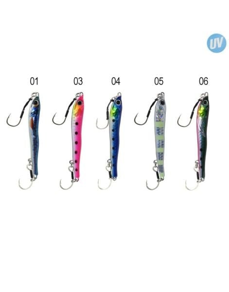 Captain 3628 Slide Jigger 60gr Light Jig Suni Yem