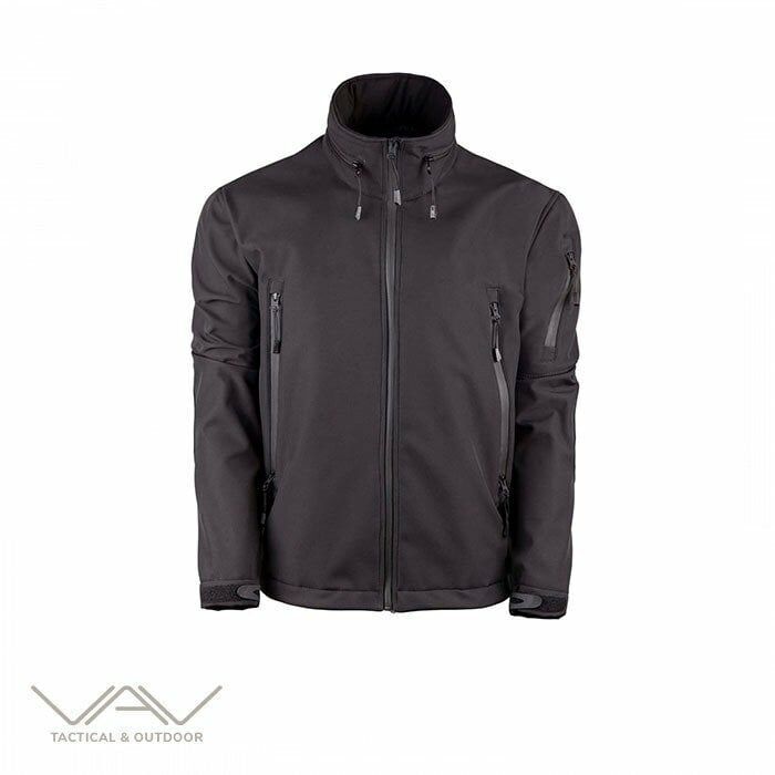 VAV Shell HT-04 Softshell Mont Siyah - XXXL