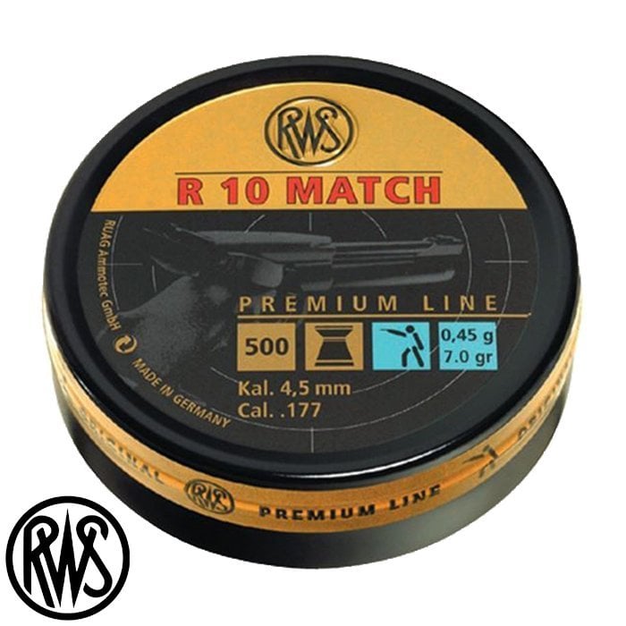 RWS R10 Match HV 4,49 4,5M 0,45G Havalı Saçma *500