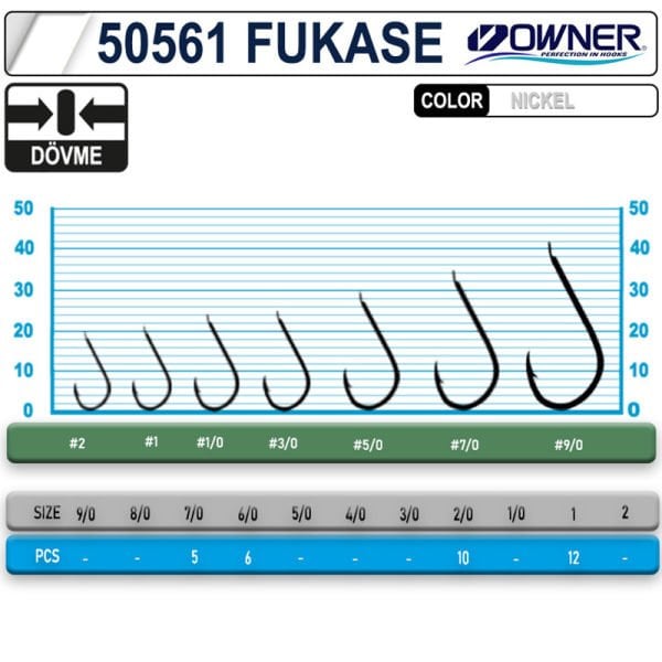 OWNER 50561 Fukase White