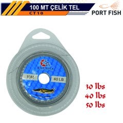 Portfish Çelik Telli 10 metre - BURÇLU