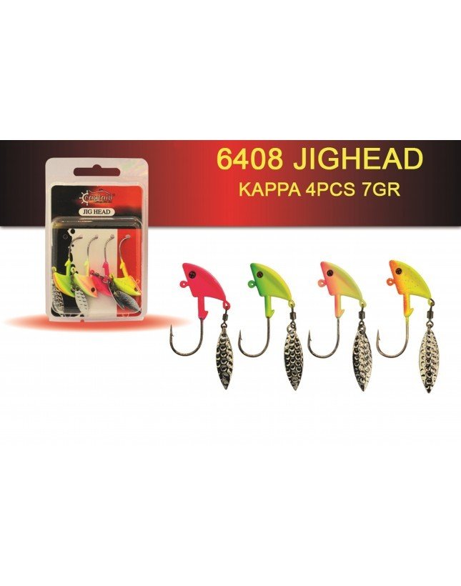 Captain Jig Head Kappa 4'lü Mix Set Kaşıklı Jig Head