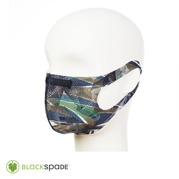 BLACKSPADE Unisex Koruyucu Maske Çizgi-Hat Desen