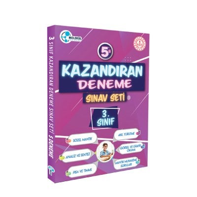 3. Sınıf Kazandıran Deneme Sınav Seti (5 Deneme) (Molekül Yayınları)