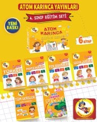 4. Sınıf Eğitim Seti (6 Kitap) (Atom Karınca Yayınları)