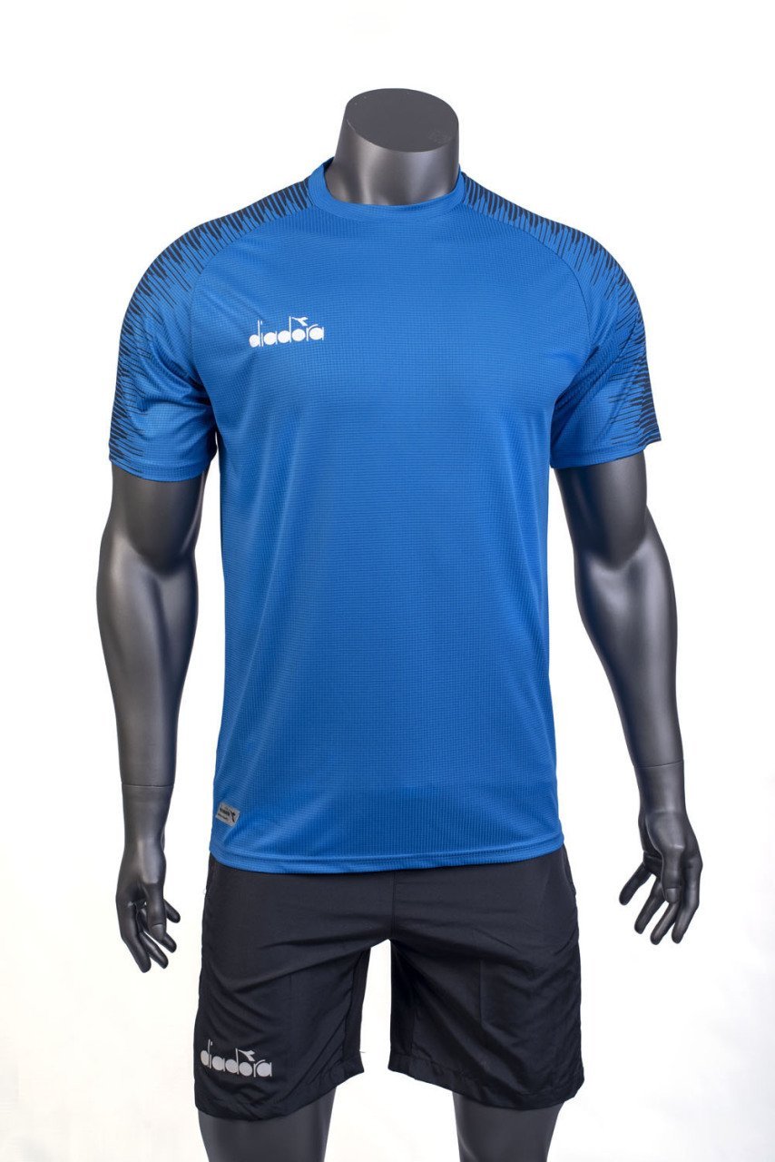 Diadora Ritim Antrenman Kısa Çizgili Kollu T-Shirt