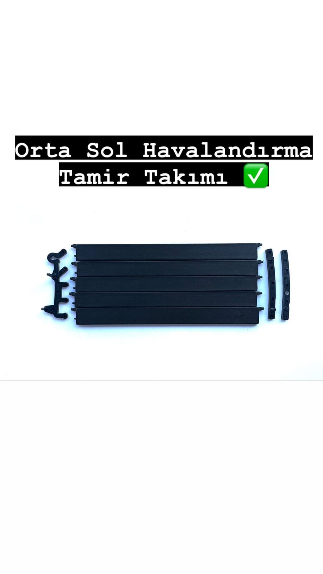 Bora Orta Sol Havalandırma Izgara Takımı ( Sadece Ön Petekler )