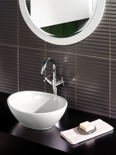 Lagina Tezgahüstü Oval Lavabo (Gondol Lavabo)