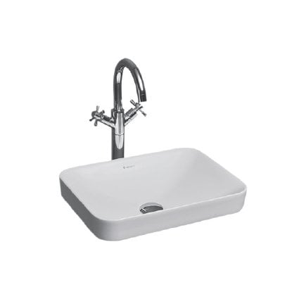 Alvona 45 cm Batarya Deliksiz Lavabo-Beyaz